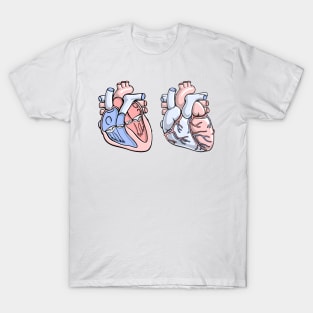 Human Heart Anatomy Illustration T-Shirt